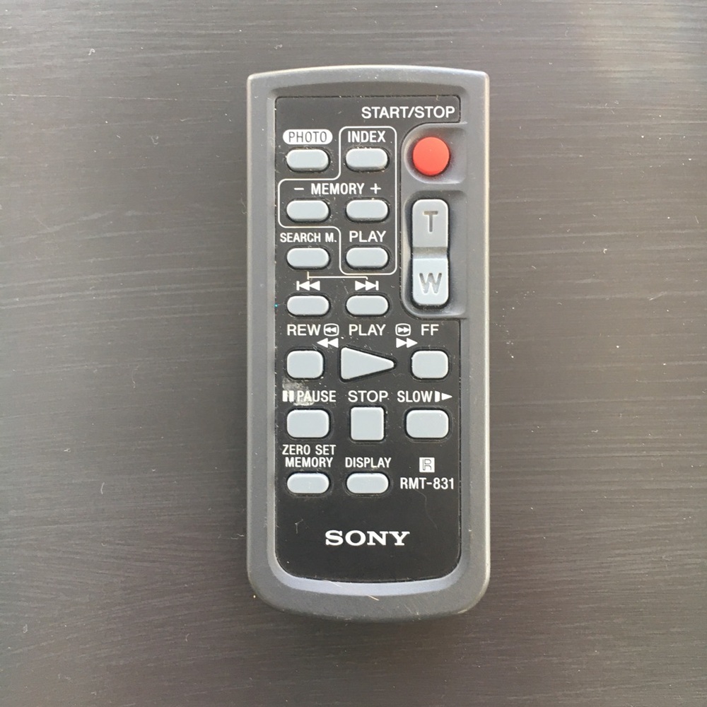 Genuine Sony Remote “RMT-831”